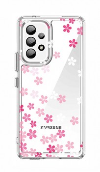Zadní pevný kryt Image na Samsung A53 5G Pink Blossom