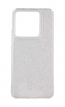 Zadní pevný kryt na Xiaomi Redmi Note 13 Pro 5G glitter stříbrný