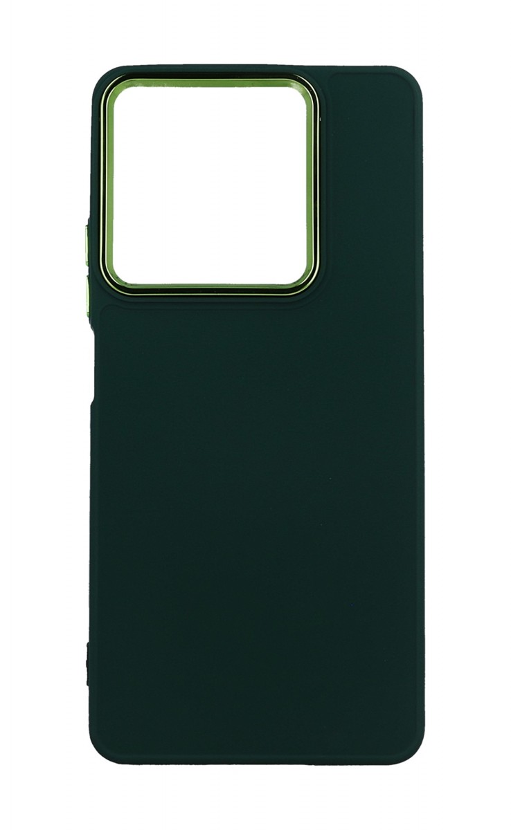 Levně Kryt TopQ Frame Xiaomi Redmi Note 13 Pro 5G zelený 122093 (pouzdro neboli obal na mobil Xiaomi Redmi Note 13 Pro 5G)