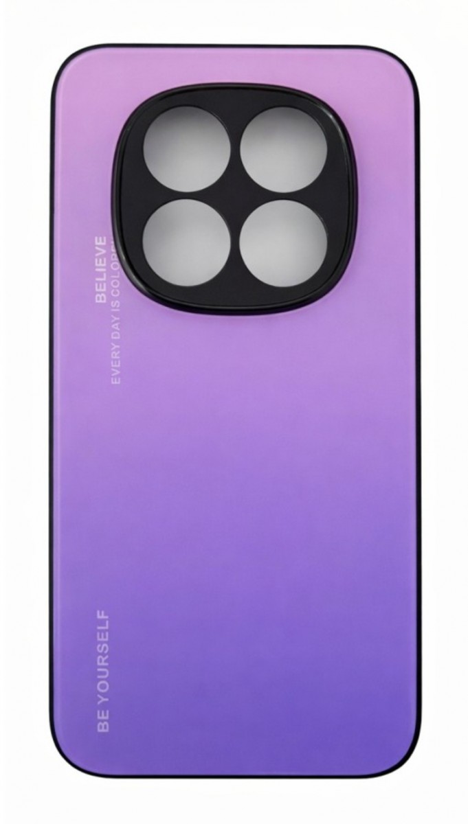 Zadní pevný kryt LUXURY na Xiaomi Redmi Note 15 duhový růžový