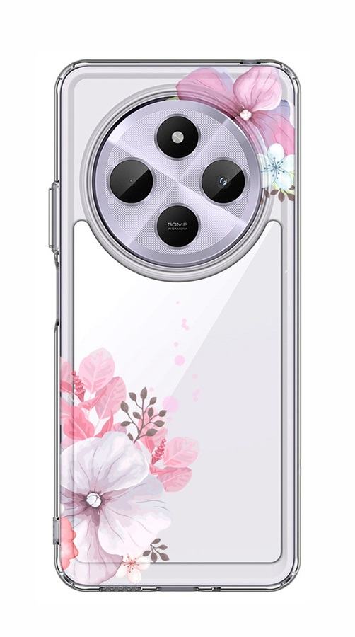 Levně Kryt TopQ Image Xiaomi Redmi 14C pevný Violet Blossom 132148 (pouzdro neboli obal na mobil Xiaomi Redmi 14C)
