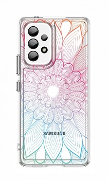 Zadní pevný kryt Image na Samsung A53 5G Rainbow Mandala