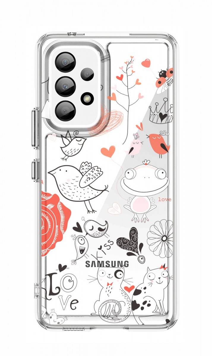 Zadní pevný kryt Image na Samsung A53 5G Funny