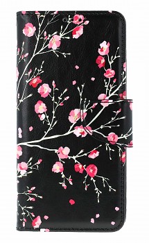 Knížkové pouzdro na Samsung A57 Noční květy