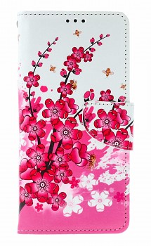 Knížkové pouzdro na Samsung A57 Kytičky