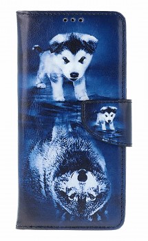 Knížkové pouzdro na Samsung A57 Odraz vlka