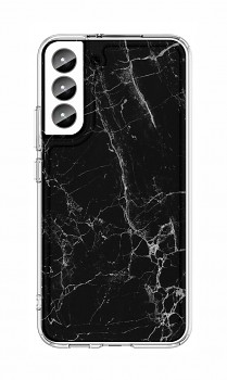 Zadní pevný kryt STYLE na Samsung S23 Mramor černý