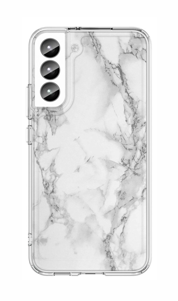 Zadní pevný kryt STYLE na Samsung S23 bílý