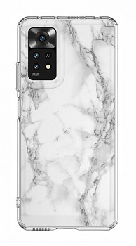 Zadní pevný kryt STYLE na Xiaomi Redmi Note 11 Mramor bílý