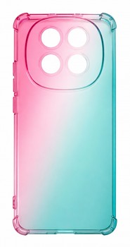 Zadní kryt na Xiaomi Redmi Note 15 Shock duhový mentolovo-růžový