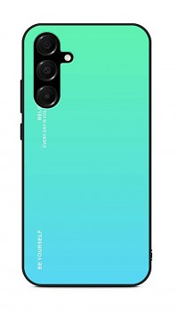 Zadní pevný kryt LUXURY na Samsung A16 duhový zelený