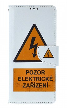 Knížkové pouzdro na Xiaomi Redmi 14C Pozor elektrické zařízení