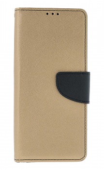 Knížkové pouzdro na Xiaomi Redmi 14C zlaté