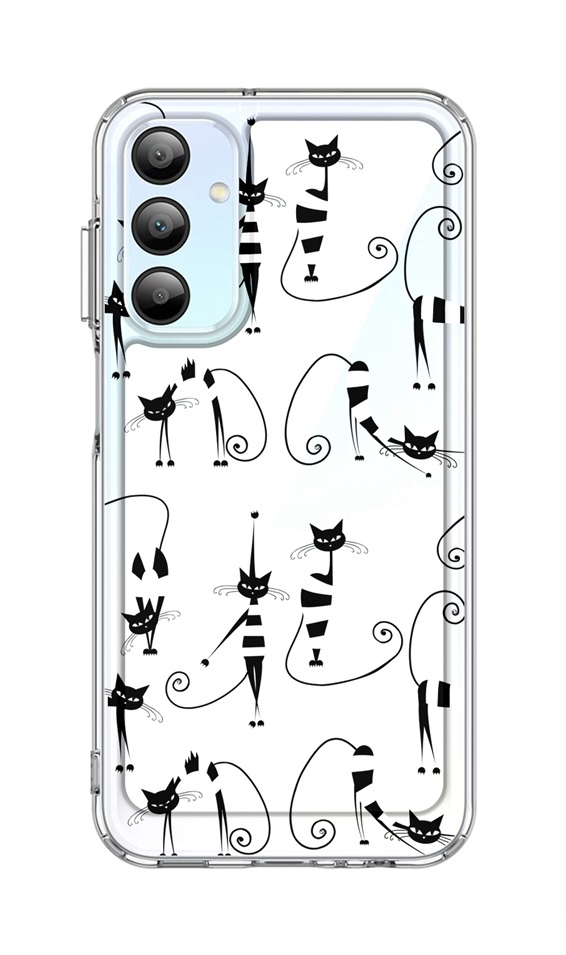 Levně Kryt TopQ Image Samsung A16 Image pevný Cats 1 132357 (pouzdro neboli obal na mobil Samsung A16)