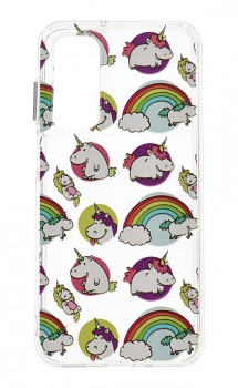 Zadní pevný kryt Image na Samsung A16 Chunky Unicorns