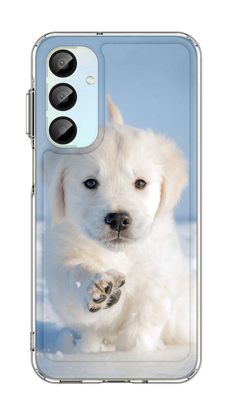 Levně Kryt TopQ Image Samsung A16 Image pevný Štěňátko 132371 (pouzdro neboli obal na mobil Samsung A16)
