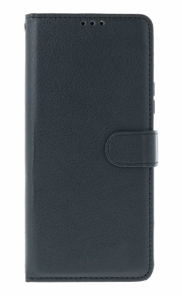 Knížkové pouzdro na Xiaomi Redmi 15 černé s přezkou