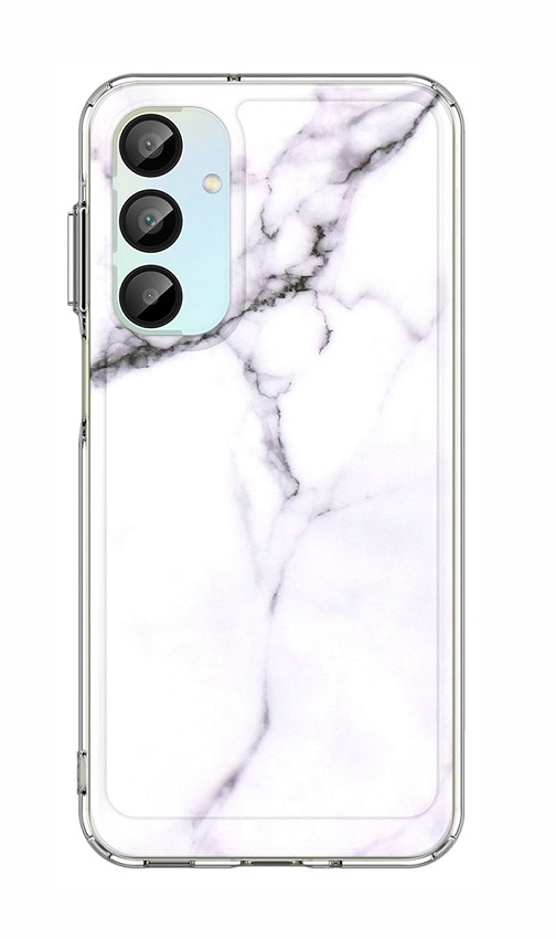 Zadní pevný kryt na Samsung A16 Mramor bílý