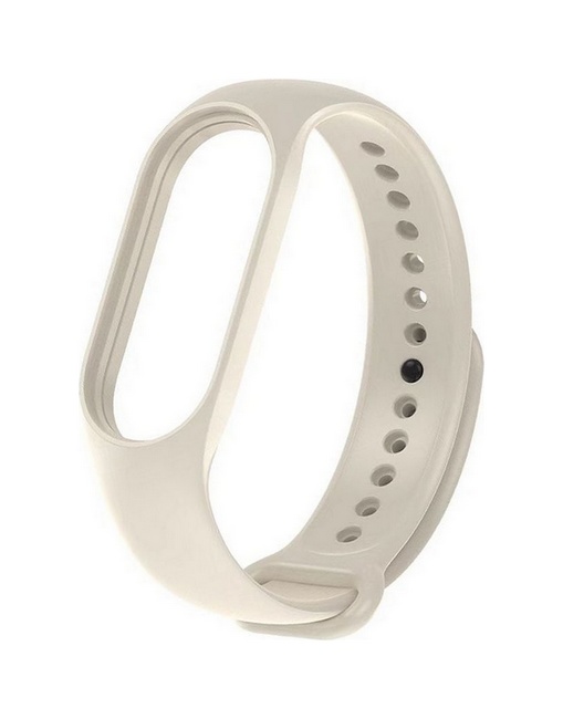 Silikonový řemínek TopQ pro Xiaomi Mi Band 5-6-7 béžový