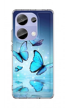 Zadní pevný kryt Image na Xiaomi Redmi Note 13 Pro Modří motýlci