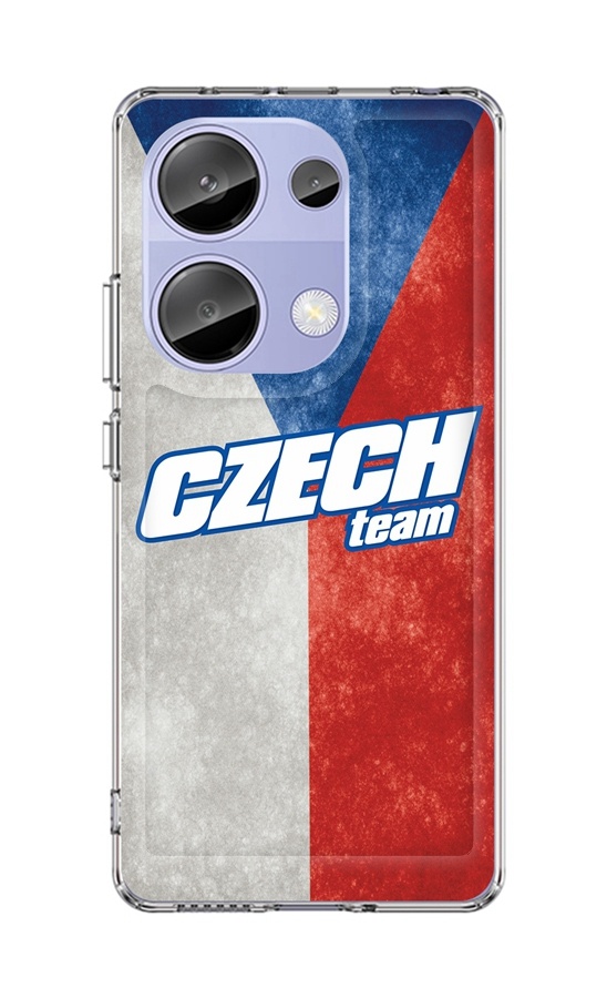 Levně Kryt TopQ Image Xiaomi Redmi Note 13 Pro Image pevný Czech Team 122416 (pouzdro neboli obal na mobil Xiaomi Redmi Note 13 Pro)