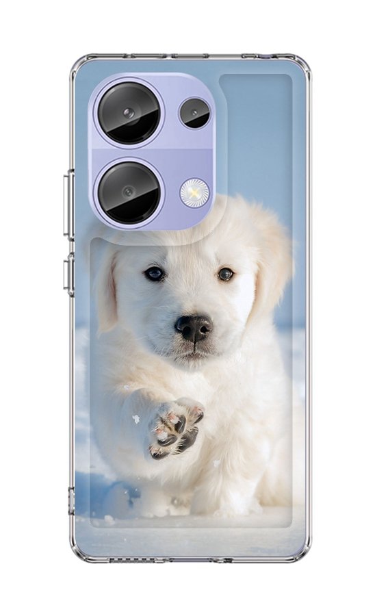 Levně Kryt TopQ Image Xiaomi Redmi Note 13 Pro Image pevný Štěňátko 122425 (pouzdro neboli obal na mobil Xiaomi Redmi Note 13 Pro)
