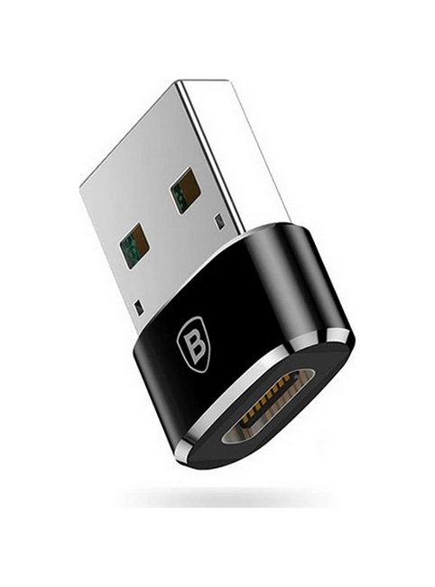 Levně Adaptér OTG Baseus USB-C (Type-C) / USB černý 92436
