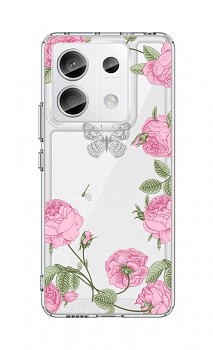 Zadní pevný kryt Image na Xiaomi Redmi Note 13 Pro 5G Pivoňky
