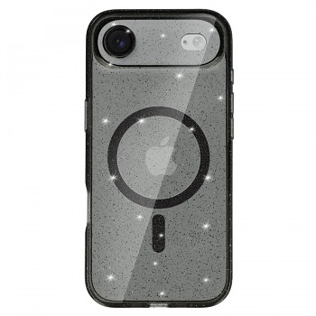 Zadní kryt Glitter Magsafe pro iPhone Air black clear