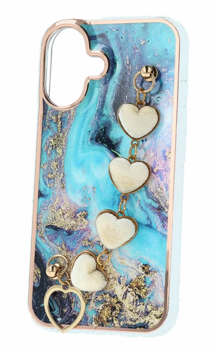 Levně Zadní kryt Trend Case pro iPhone 16 design 6 modrý