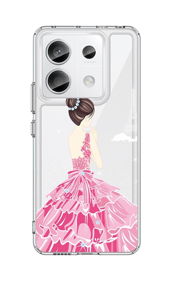 Levně Kryt TopQ Image Xiaomi Redmi Note 13 Pro 5G Image pevný Pink Princess 122444 (pouzdro neboli obal na mobil Xiaomi Redmi Note 13 Pro 5G)