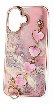 Zadní kryt Trend Case pro iPhone 16 design 6 růžový
