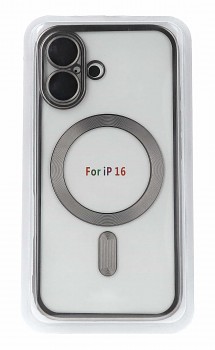 Zadní kryt Metallic MagSafe pro iPhone 16 Titanium