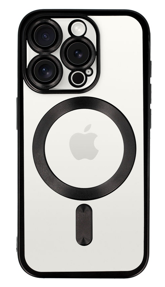 Levně Zadní kryt Metallic MagSafe pro iPhone 16 Pro Black