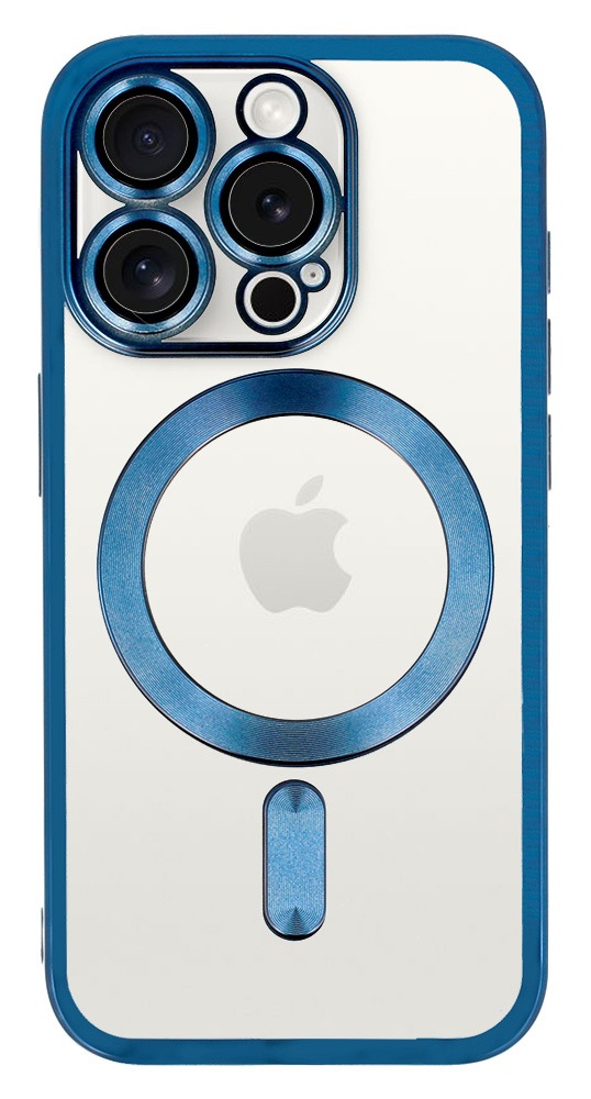 Zadní kryt Metallic MagSafe pro iPhone 16 Pro Max Blue