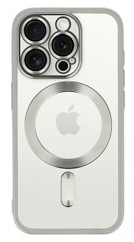 Zadní kryt Metallic MagSafe pro iPhone 16 Pro Max Silver