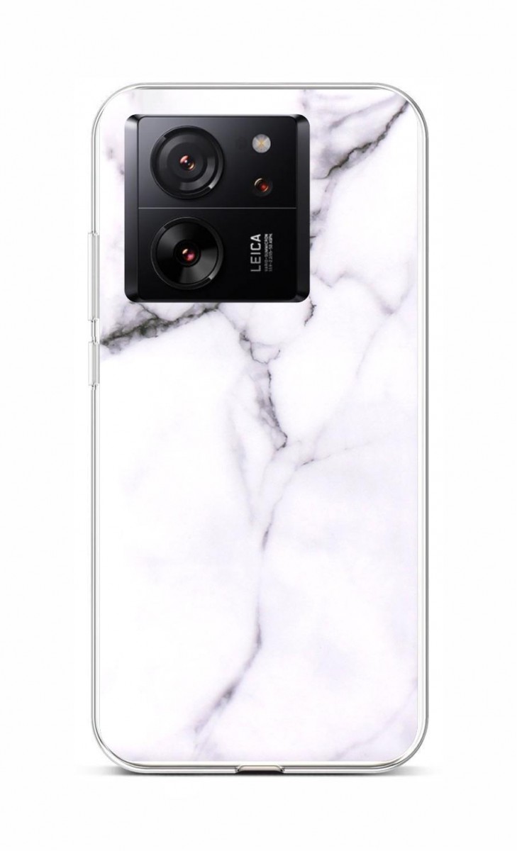 Levně Kryt TopQ Xiaomi 13T Mramor bílý 112464 (pouzdro neboli obal na mobil Xiaomi 13T)