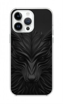 Zadní kryt na iPhone 14 Pro Černý vlk