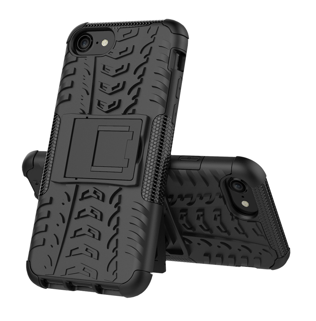 Ultra odolný zadní kryt na iPhone 8 černý