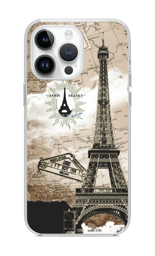 Levně Kryt TopQ iPhone 14 Pro Paris 2 82474 (pouzdro neboli obal na mobil iPhone 14 Pro)