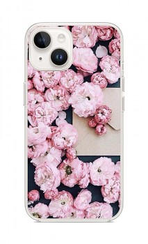 Zadní kryt na iPhone 14 Růžové květy