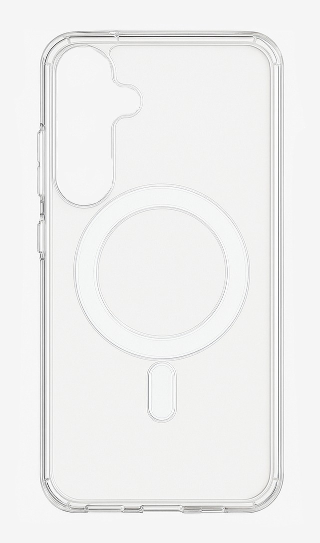 Zadní pevný kryt Clear Magnetic na Samsung S25 FE průhledný