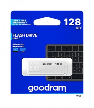 Flash disk GOODRAM UME2 128GB bílý