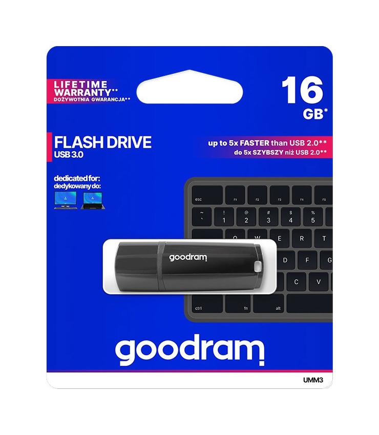 Flash disk GOODRAM UMM3 16GB černý