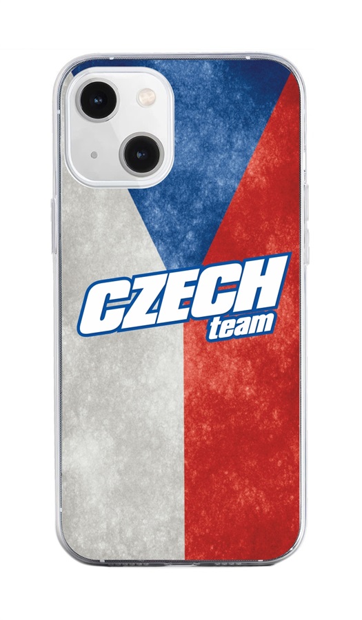 Levně Kryt TopQ iPhone 13 Czech Team 92514 (pouzdro neboli obal na mobil iPhone 13)