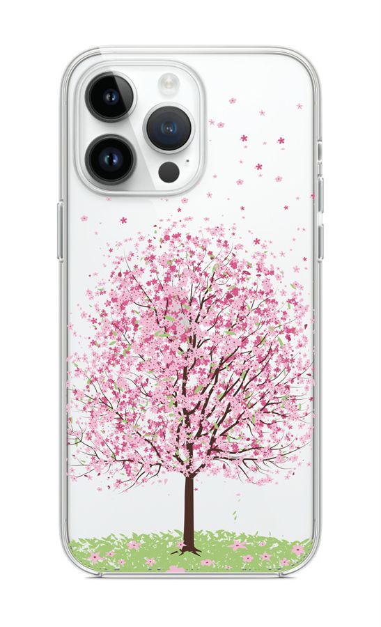 Levně Kryt TopQ iPhone 14 Pro Max Blossom Tree 82522 (pouzdro neboli obal na mobil iPhone 14 Pro Max)
