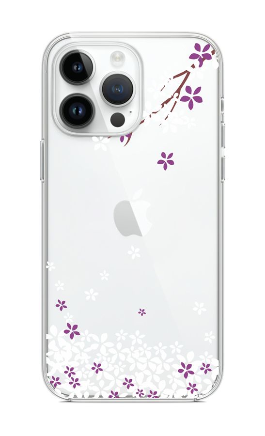 Levně Kryt TopQ iPhone 14 Pro Max Květy sakury 82525 (pouzdro neboli obal na mobil iPhone 14 Pro Max)