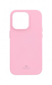 Zadní kryt Mercury Jelly Case na iPhone 14 Pro světle růžový