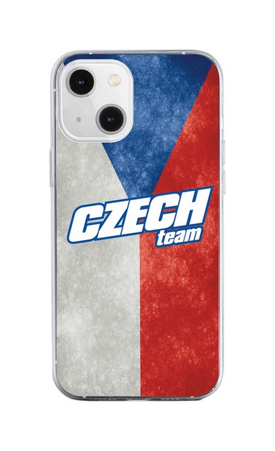 Levně Kryt TopQ iPhone 13 Mini Czech Team 92553 (pouzdro neboli obal na mobil iPhone 13 Mini)