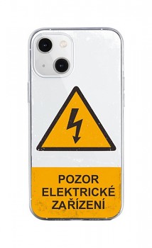 Zadní kryt na iPhone 13 Mini Pozor elektrické zařízení